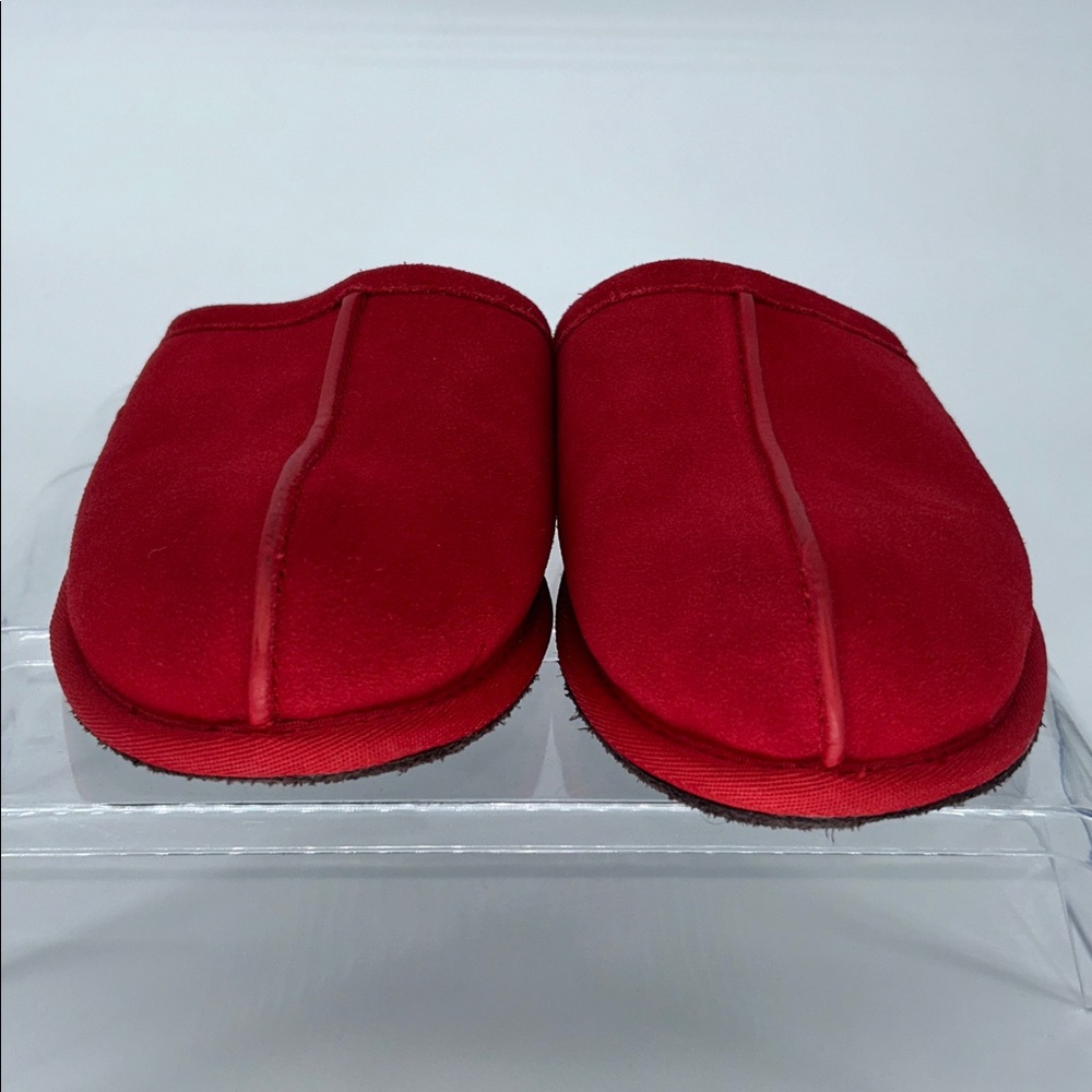 UGG SCUFF TERRACOTTA SUEDE MOCCASIN SLIP ON SLIPPER - Picture 4 of 10